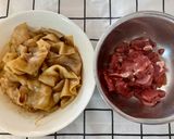 泰式豬肉炒醬油粿條的食譜步驟3照片