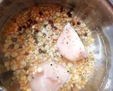 A picture of step 1 of My Chicken broth Soup. 😉.