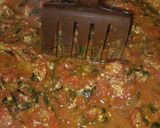 A picture of step 3 of Methi daal.