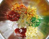 A picture of step 2 of Bread Pizza.