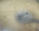 A picture of step 4 of Moong daal halwa.