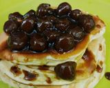 Foto langkah ke 12 dari resep Milo bobba pancake lembut kenyal tanpa mixer.
