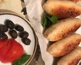 A picture of step 5 of Pastries with Creamy Cheese Wedges and Mozzarella.