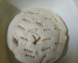 A picture of step 8 of Kulfi flavoured tres letches cake.