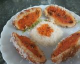 A picture of step 6 of Bread mawa mithai.