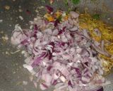 A picture of step 3 of Chole masala.