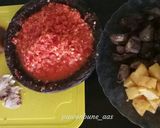 Foto langkah ke 2 dari resep Sambal Goreng Kentang Kapri Hati Ampela Ayam.