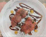 Foto del paso 5 de la receta: Canelón de salmón con duxelles grasa de portobellos