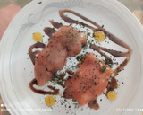 Foto del paso 5 de la receta: Canelón de salmón con duxelles grasa de portobellos
