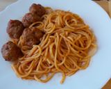 Húsgombóc spagettivel gluténmentesen recept fázis 4 fotója