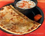 A picture of step 9 of Paneer stuffed paranthas !!.