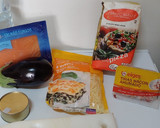 Foto del paso 1 de la receta: Pizza berenjena, huevo y salmón