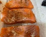 A picture of step 4 of Brown sugar bourbon glazed stuffed salmon.
