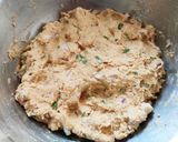 A picture of step 3 of Oil Free Besan Palak Paratha.