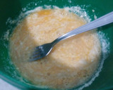 Foto del paso 3 de la receta: Tortilla de Hojas y Pencas de Remolacha, y Tallarines sobrantes
