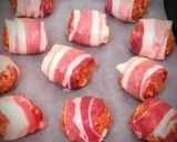 Baconba tekert fasírt recept fázis 3 fotója