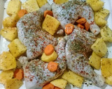 Foto del paso 3 de la receta: Pollo al Horno 🍗 con verduras asadas 😉.