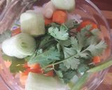 Foto del paso 1 de la receta: Cerdo en su salsa, sobre hummus de garbanzo al curry