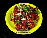 A picture of step 4 of Schezwan Gobhi Manchurian.