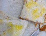 A picture of step 2 of Veg mayo sandwich.