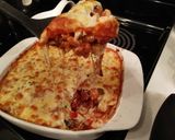 A picture of step 8 of Italian mac'a'role.