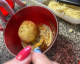 Foto del paso 3 de la receta: Bombas de papa 💣🥔 rellenas de jamón y queso