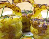 Foto del paso 9 de la receta Cestas de patata con bacón y champiñones