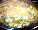 Foto del paso 15 de la receta: Sopa de pelotillas al aroma de lovage de Rumania