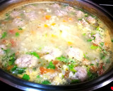 Foto del paso 15 de la receta: Sopa de pelotillas al aroma de lovage de Rumania