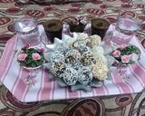 صورة لخطوة 3 من وصفة ☕ حلو رأس العبد بالسميد ☕