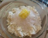 A picture of step 6 of Chhena poda Orissa dish.