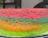 Foto langkah ke 5 dari resep Rainbow Cake Kukus ala Ny. Liem.
