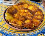 Une image de l'étape 10 de Tarte renversée façon tatin aux pommes, abricots et caramel.