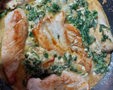 Foto del paso 3 de la receta: Pollo con espinacas