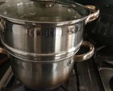 A picture of step 2 of Brown rice Parda Pulao.
