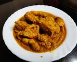A picture of step 1 of Kaju murgh masala.