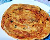 A picture of step 8 of Masala Paratha.