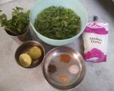 A picture of step 1 of Mint-Amla Immunity Shots.