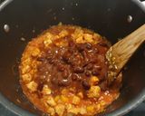 A picture of step 5 of Quorn Burrito.