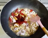 Foto langkah ke 4 dari resep Cumi Mentega Saus Tiram.