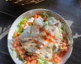 Gambar langkah 6 resipi Egg Salad with Roasted Sesame Sauce.