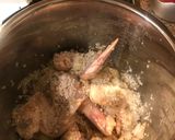 A picture of step 5 of Chicken Arroz Caldo.