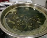 A picture of step 2 of Kiwi mint lemonade.