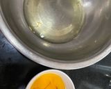 Hình bước làm 1 của món Bánh bông lan phomai ngựa vằn