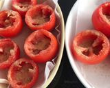 Une image de l'étape 5 de Tomates farcies feta/jambon de poulet fumé.