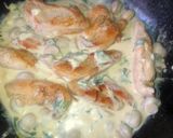 Foto del paso 5 de la receta: Pechuga de pollo al verdeo😋