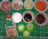 Foto langkah ke 1 dari resep Dimsum Ayam Udang.