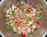 A picture of step 2 of Moong dal Pizza.