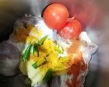 A picture of step 1 of Mutton Raan.