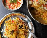 A picture of step 14 of Veg Dum Biryani.